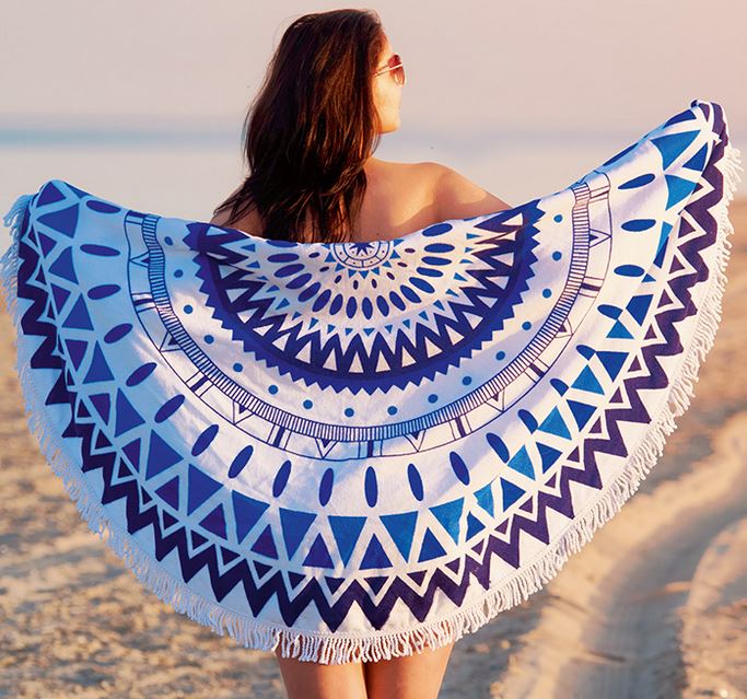 Round towel (full col print 2 sides)
