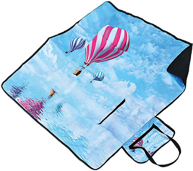 Picnic blanket with waterproof lining (full color print) EU