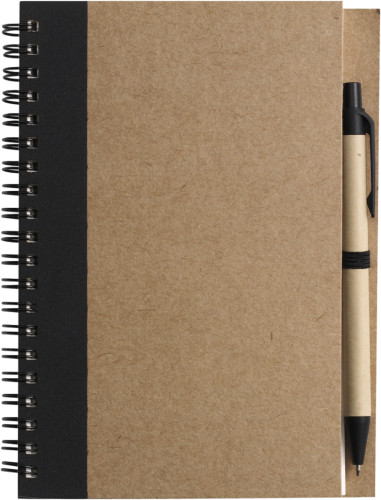 Notisbok med penn, miljøvenlig