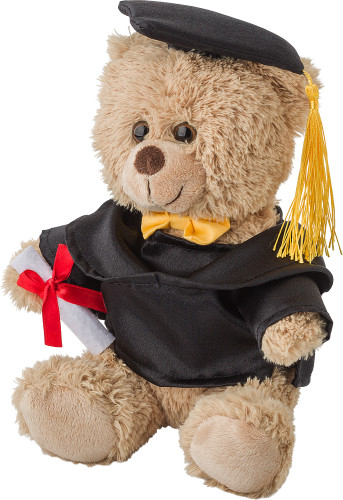 Plush graduation bear Magnus