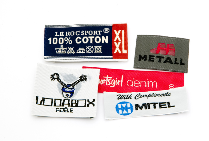 Woven labels in High definition (80 mm)