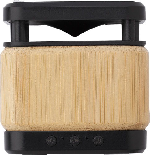 Bamboo and ABS wireless speaker and charger