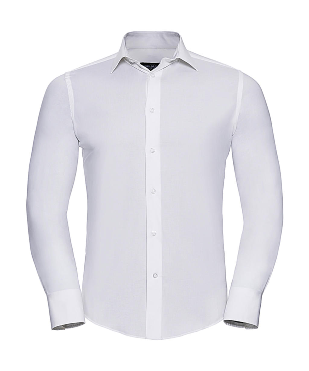 Fitted Long Sleeve Stretch Shirt